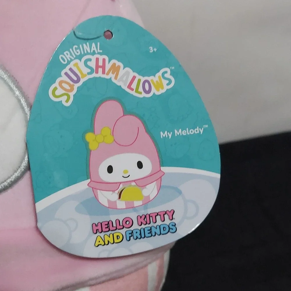 Squishmallows My Melody Hello Kitty and Friends Taco Pink Plush 8 Inch NWT